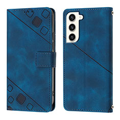 Funda de Cuero Cartera con Soporte Carcasa YB1 para Samsung Galaxy S23 Plus 5G Azul