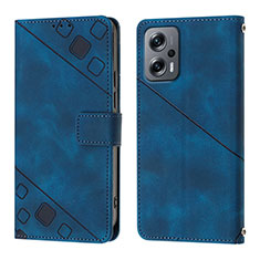 Funda de Cuero Cartera con Soporte Carcasa YB1 para Xiaomi Poco X4 GT 5G Azul