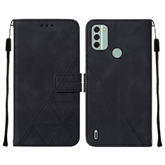 Funda de Cuero Cartera con Soporte Carcasa YB2 para Nokia C31 Negro