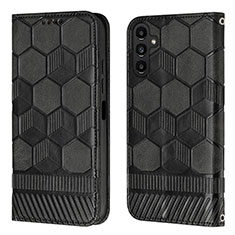 Funda de Cuero Cartera con Soporte Carcasa YB2 para Samsung Galaxy A54 5G Negro