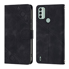 Funda de Cuero Cartera con Soporte Carcasa YB3 para Nokia C31 Negro