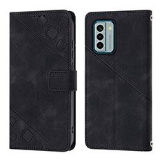 Funda de Cuero Cartera con Soporte Carcasa YB3 para Nokia G22 Negro