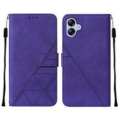 Funda de Cuero Cartera con Soporte Carcasa YB3 para Samsung Galaxy A04 4G Morado