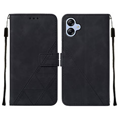 Funda de Cuero Cartera con Soporte Carcasa YB3 para Samsung Galaxy A04E Negro