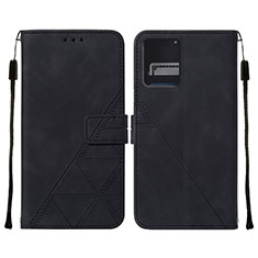 Funda de Cuero Cartera con Soporte Carcasa YB4 para Motorola Moto G 5G (2023) Negro