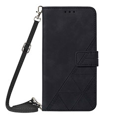 Funda de Cuero Cartera con Soporte Carcasa YB4 para Samsung Galaxy F04 Negro