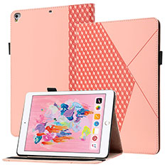 Funda de Cuero Cartera con Soporte Carcasa YX1 para Apple iPad Air Oro Rosa