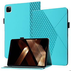 Funda de Cuero Cartera con Soporte Carcasa YX1 para Apple iPad Pro 11 (2021) Azul Claro