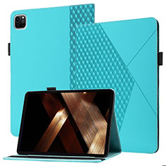 Funda de Cuero Cartera con Soporte Carcasa YX1 para Apple iPad Pro 11 (2022) Azul Claro