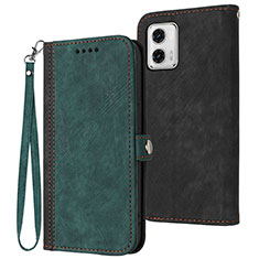 Funda de Cuero Cartera con Soporte Carcasa YX1 para Motorola Moto G 5G (2023) Verde