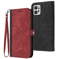 Funda de Cuero Cartera con Soporte Carcasa YX1 para Motorola Moto G Power 5G (2023) Rojo