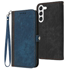 Funda de Cuero Cartera con Soporte Carcasa YX1 para Samsung Galaxy S23 Plus 5G Azul