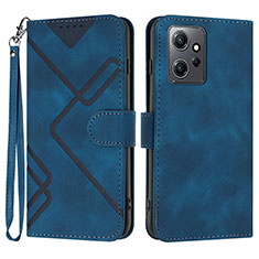 Funda de Cuero Cartera con Soporte Carcasa YX1 para Xiaomi Redmi Note 12 4G Azul