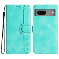 Funda de Cuero Cartera con Soporte Carcasa YX2 para Google Pixel 7 5G Verde