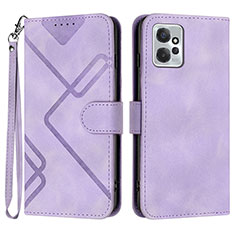 Funda de Cuero Cartera con Soporte Carcasa YX2 para Motorola Moto G Power 5G (2023) Morado