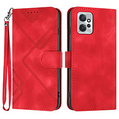 Funda de Cuero Cartera con Soporte Carcasa YX2 para Motorola Moto G Power 5G (2023) Rojo