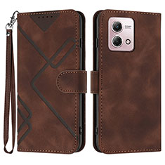 Funda de Cuero Cartera con Soporte Carcasa YX2 para Motorola Moto G Stylus (2023) 4G Marron