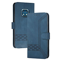 Funda de Cuero Cartera con Soporte Carcasa YX2 para Nokia XR20 Azul