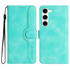 Funda de Cuero Cartera con Soporte Carcasa YX2 para Samsung Galaxy S24 5G Verde