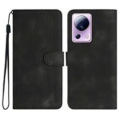 Funda de Cuero Cartera con Soporte Carcasa YX2 para Xiaomi Civi 2 5G Negro