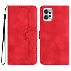 Funda de Cuero Cartera con Soporte Carcasa YX3 para Motorola Moto G Power 5G (2023) Rojo