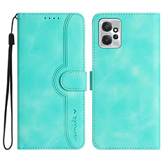 Funda de Cuero Cartera con Soporte Carcasa YX3 para Motorola Moto G Power 5G (2023) Verde