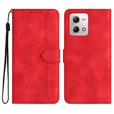 Funda de Cuero Cartera con Soporte Carcasa YX3 para Motorola Moto G Stylus (2023) 4G Rojo