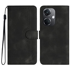 Funda de Cuero Cartera con Soporte Carcasa YX3 para Oppo K11 5G Negro