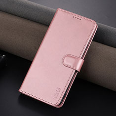 Funda de Cuero Cartera con Soporte Carcasa YZ1 para Huawei Honor 80 5G Oro Rosa