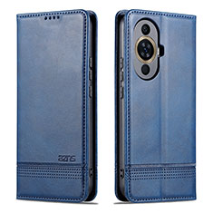 Funda de Cuero Cartera con Soporte Carcasa YZ1 para Huawei Nova 11 Ultra Azul