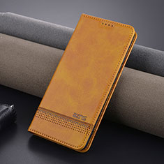 Funda de Cuero Cartera con Soporte Carcasa YZ1 para Oppo A2 Pro 5G Marron Claro