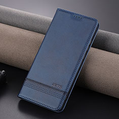 Funda de Cuero Cartera con Soporte Carcasa YZ1 para Oppo K11 5G Azul