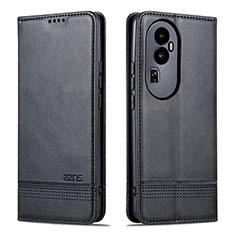 Funda de Cuero Cartera con Soporte Carcasa YZ1 para Oppo Reno10 Pro+ Plus 5G Negro