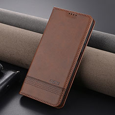 Funda de Cuero Cartera con Soporte Carcasa YZ1 para Xiaomi Redmi Note 13 5G Marron