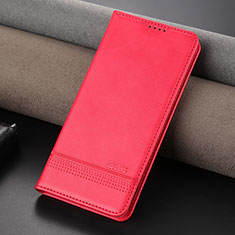 Funda de Cuero Cartera con Soporte Carcasa YZ2 para Huawei Nova 11 Rosa Roja