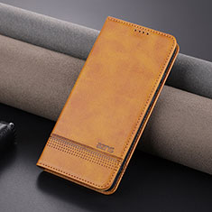 Funda de Cuero Cartera con Soporte Carcasa YZ2 para Oppo Reno10 5G Marron Claro