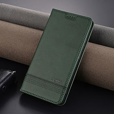 Funda de Cuero Cartera con Soporte Carcasa YZ2 para Xiaomi Mi 14 5G Verde