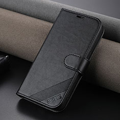 Funda de Cuero Cartera con Soporte Carcasa YZ3 para Apple iPhone 14 Pro Max Negro