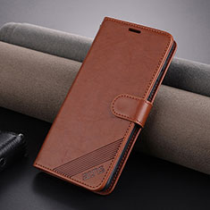 Funda de Cuero Cartera con Soporte Carcasa YZ3 para Huawei Mate 60 Pro Marron