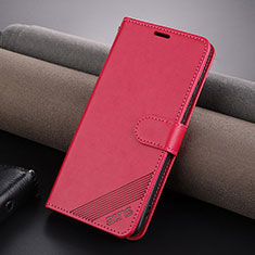 Funda de Cuero Cartera con Soporte Carcasa YZ3 para Huawei Mate 60 Pro+ Plus Rosa Roja