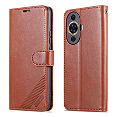 Funda de Cuero Cartera con Soporte Carcasa YZ3 para Huawei Nova 11 Marron