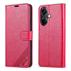 Funda de Cuero Cartera con Soporte Carcasa YZ3 para Oppo K11 5G Rosa Roja