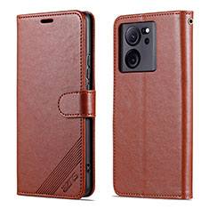 Funda de Cuero Cartera con Soporte Carcasa YZ3 para Xiaomi Mi 13T 5G Marron