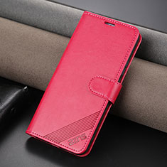 Funda de Cuero Cartera con Soporte Carcasa YZ4 para Huawei Nova 11 Pro Rosa Roja