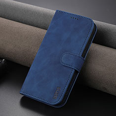 Funda de Cuero Cartera con Soporte Carcasa YZ5 para Apple iPhone 15 Pro Azul