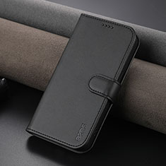 Funda de Cuero Cartera con Soporte Carcasa YZ5 para Apple iPhone 16 Pro Max Negro