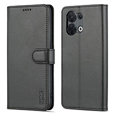 Funda de Cuero Cartera con Soporte Carcasa YZ5 para Oppo Reno9 5G Negro