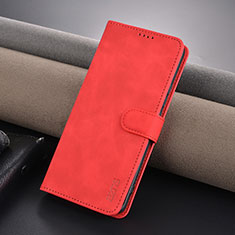 Funda de Cuero Cartera con Soporte Carcasa YZ5 para Xiaomi Redmi Note 13 Pro 5G Rosa Roja