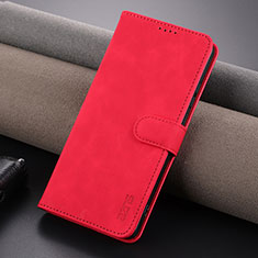 Funda de Cuero Cartera con Soporte Carcasa YZ6 para Oppo K11 5G Rosa Roja