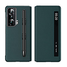 Funda de Cuero Cartera con Soporte Carcasa ZL1 para Huawei Honor Magic Vs 5G Verde